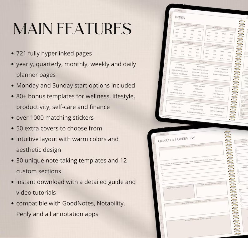 Quick and Easy Digital Planner